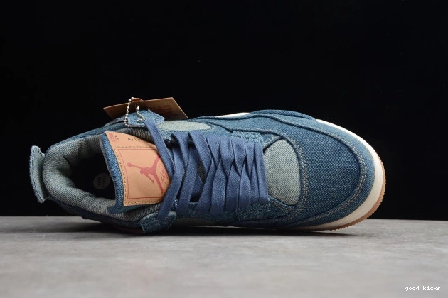 Rep x 4 Air Jordan Levi's Nike Denim AO2571-401 0811